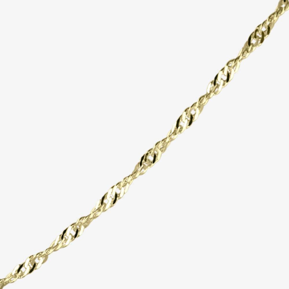9ct Gold 20" Singapore Chain