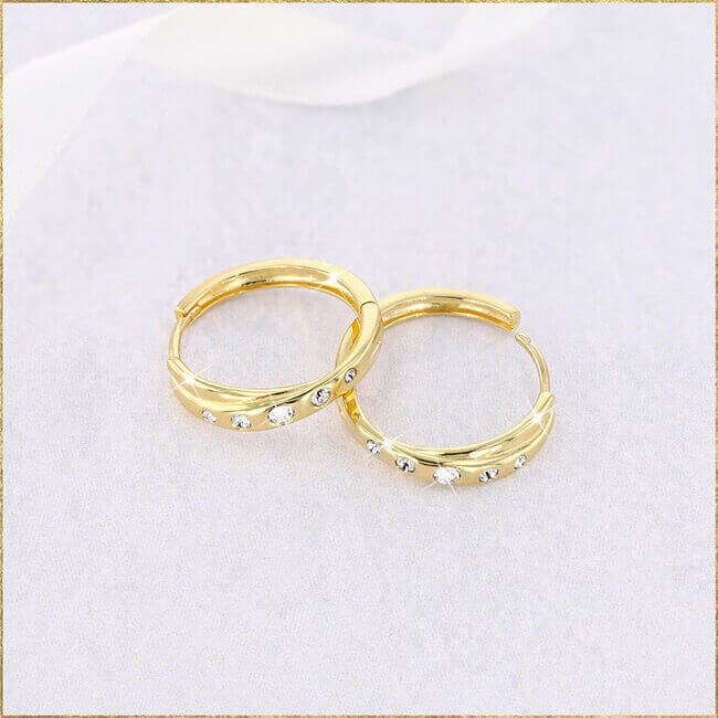 Women's Gold Earrings Warren James