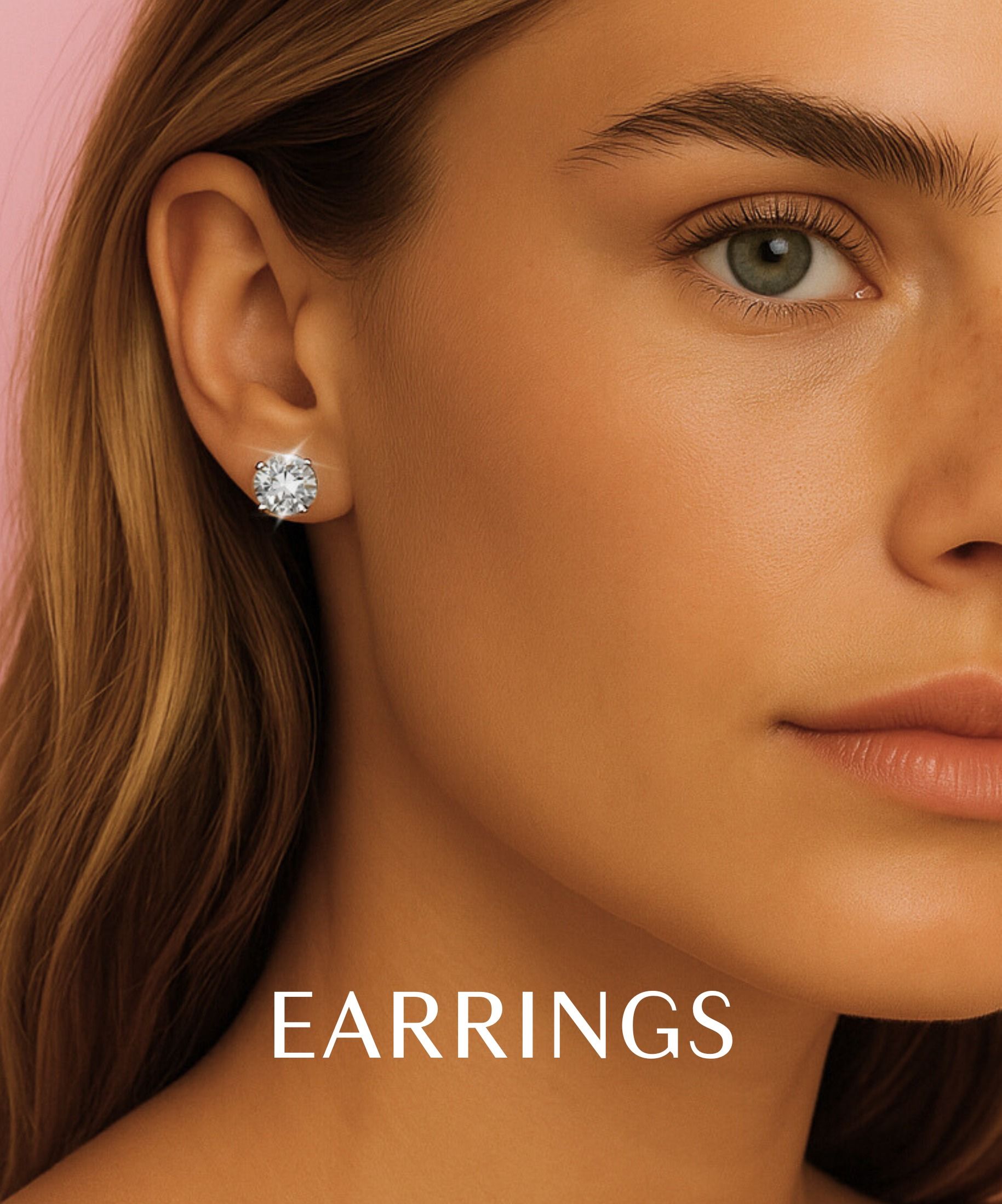Lab-Grown Diamond Earrings