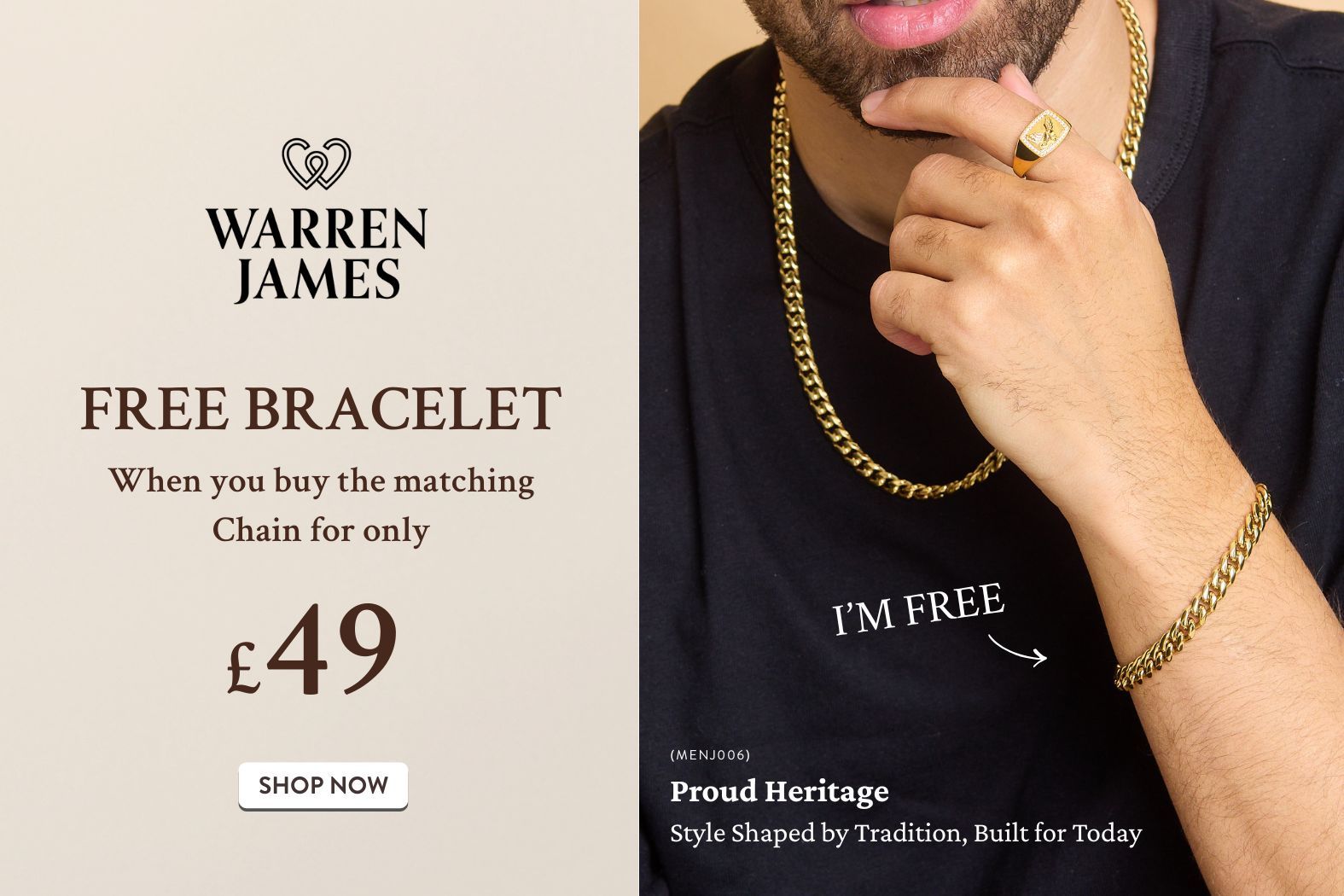 Free Bracelet MENJ006