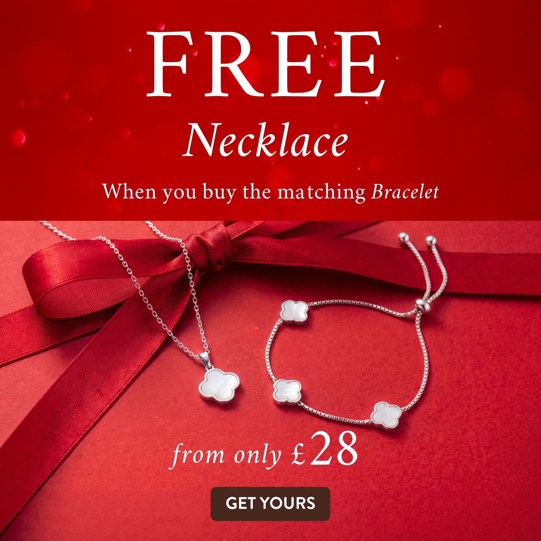FREE CLOVER NECKLACE