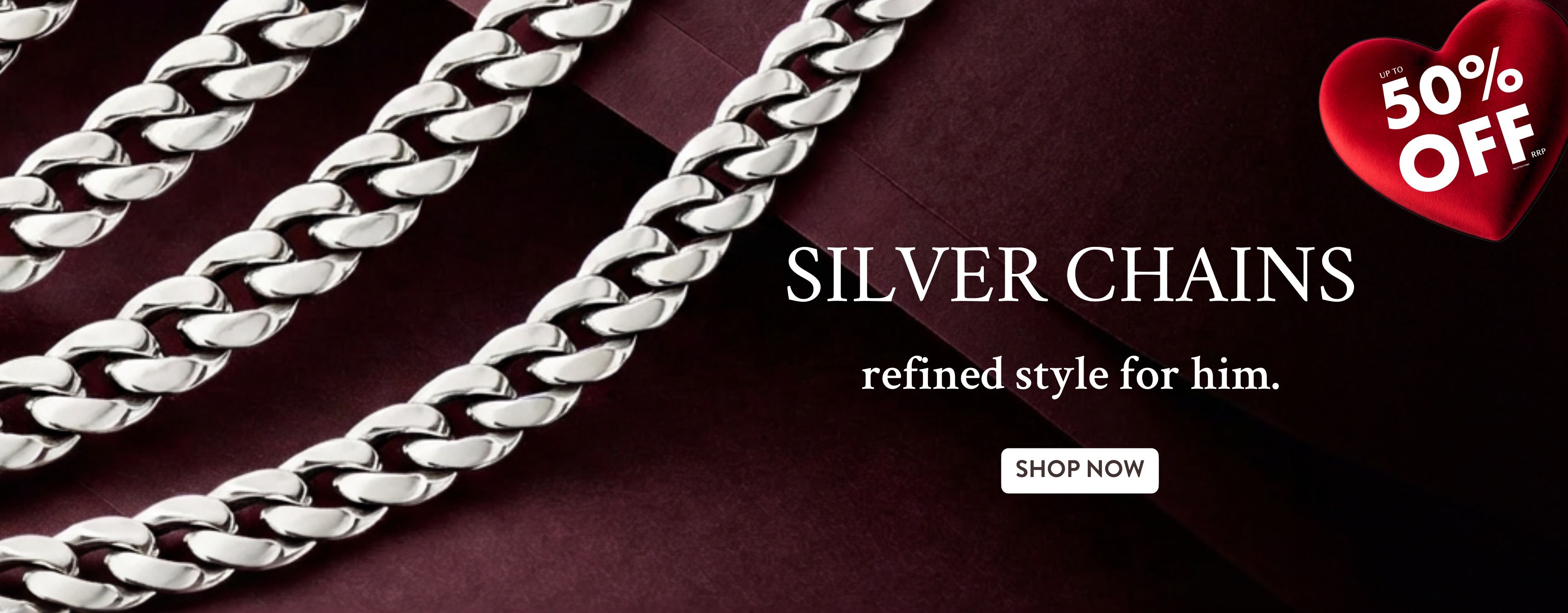 Silver Chains for Him