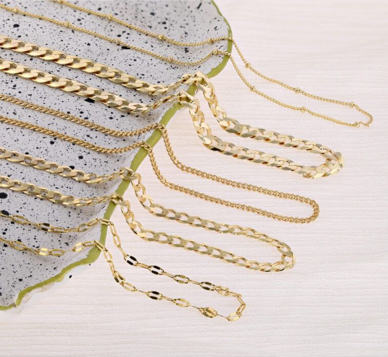 Ladies gold chains warren james Clearance