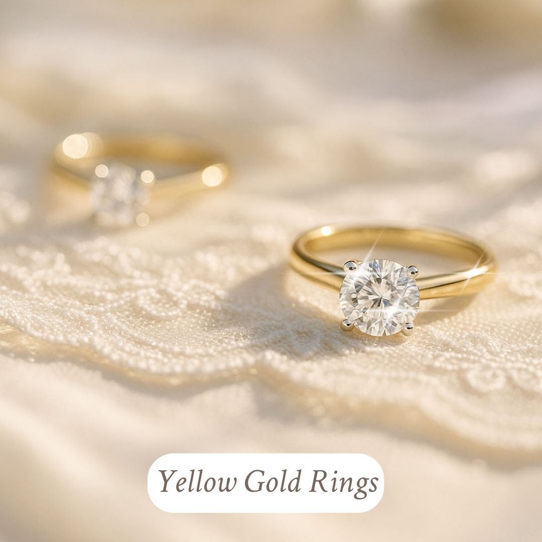 Yellow Gold Rings 