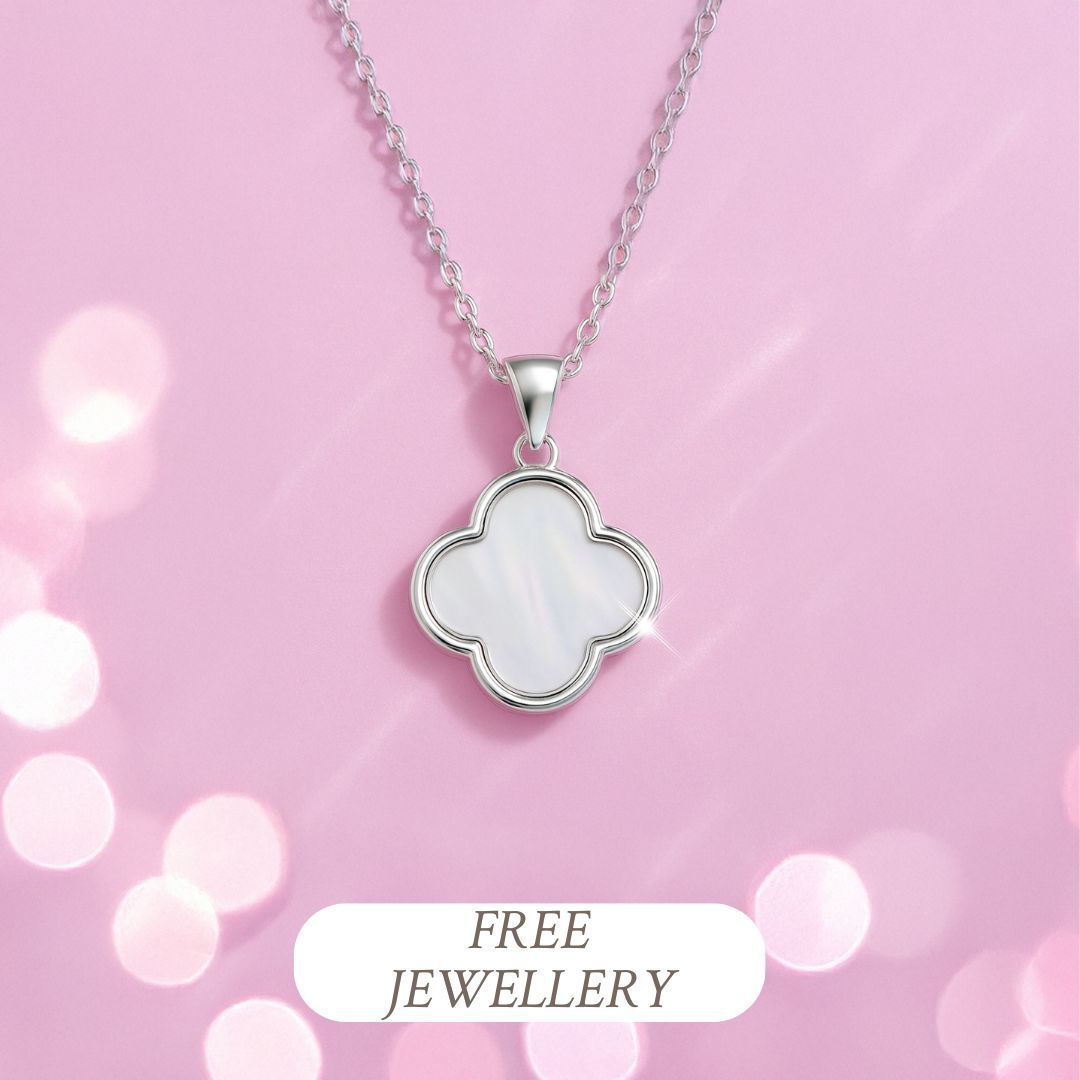 Free Clover Necklace silver
