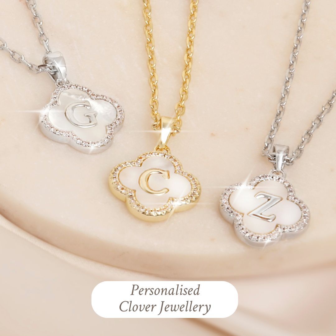 Personalised Clover Necklaces