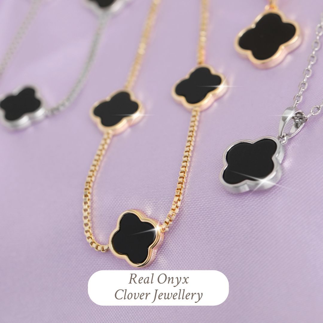Onyx Clover Jewellery