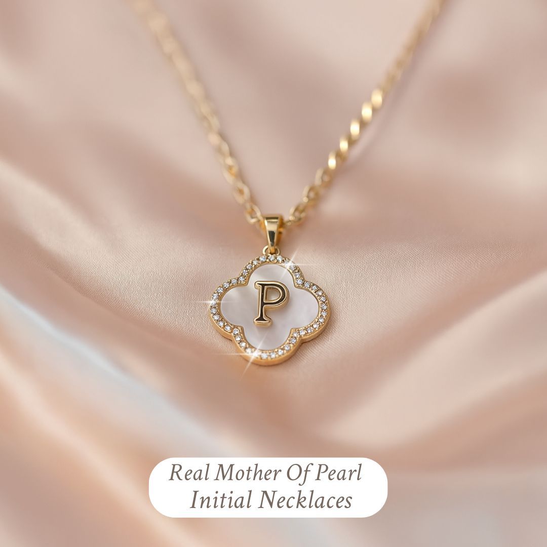 Mother of Pearl Initial Clover