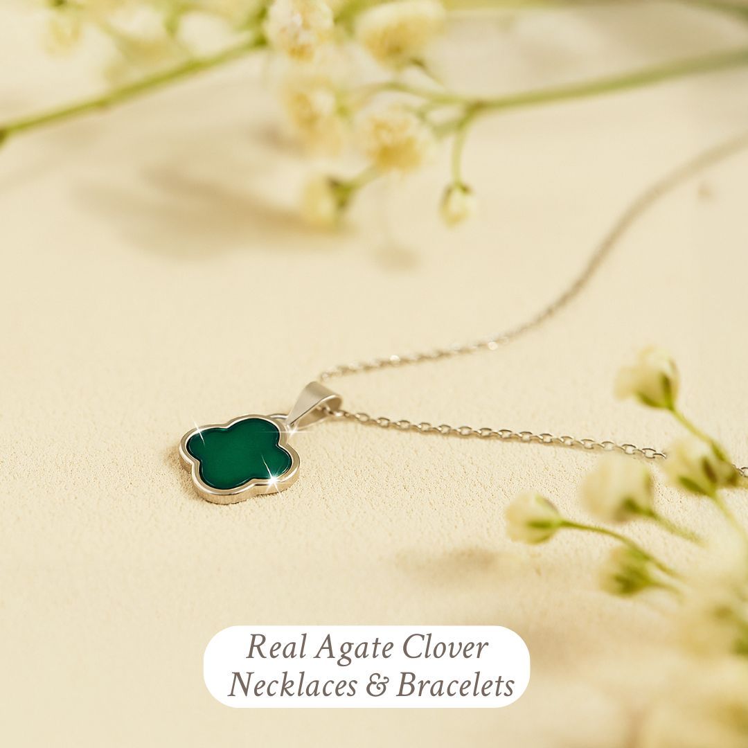 Agate Clover Jewellery