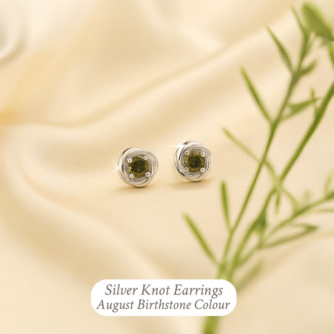 August Birthstone Earrings