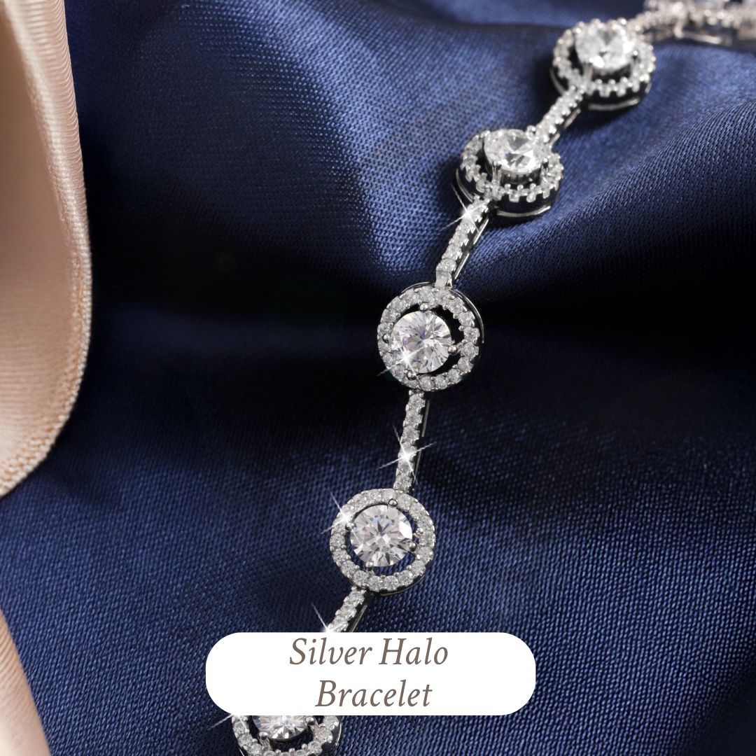 Silver Halo Bracelet