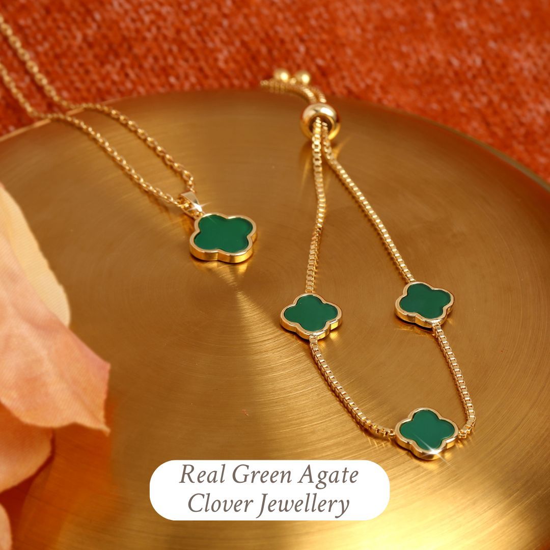 Agate Clover Jewellery