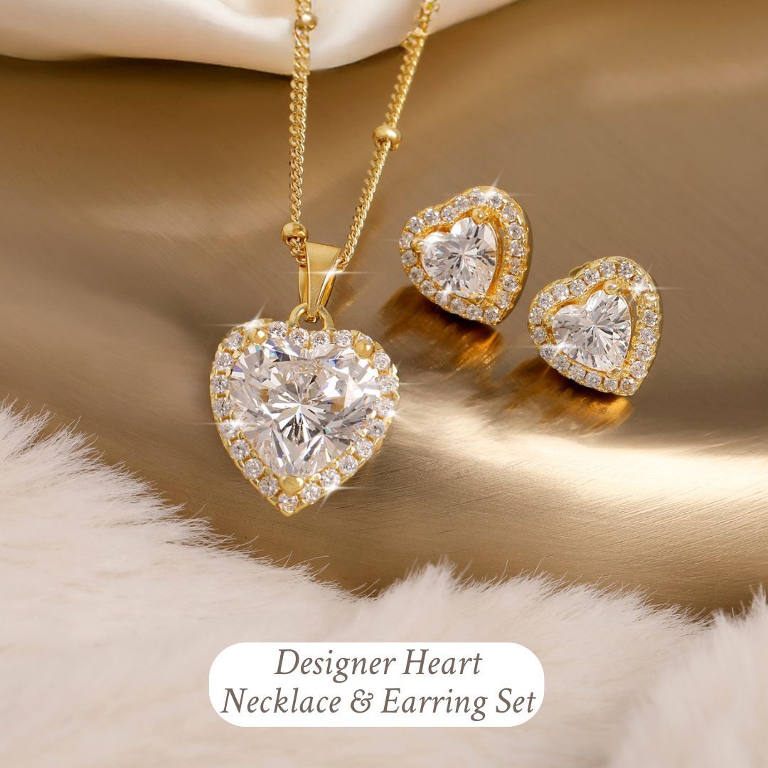 Heart Jewellery Set