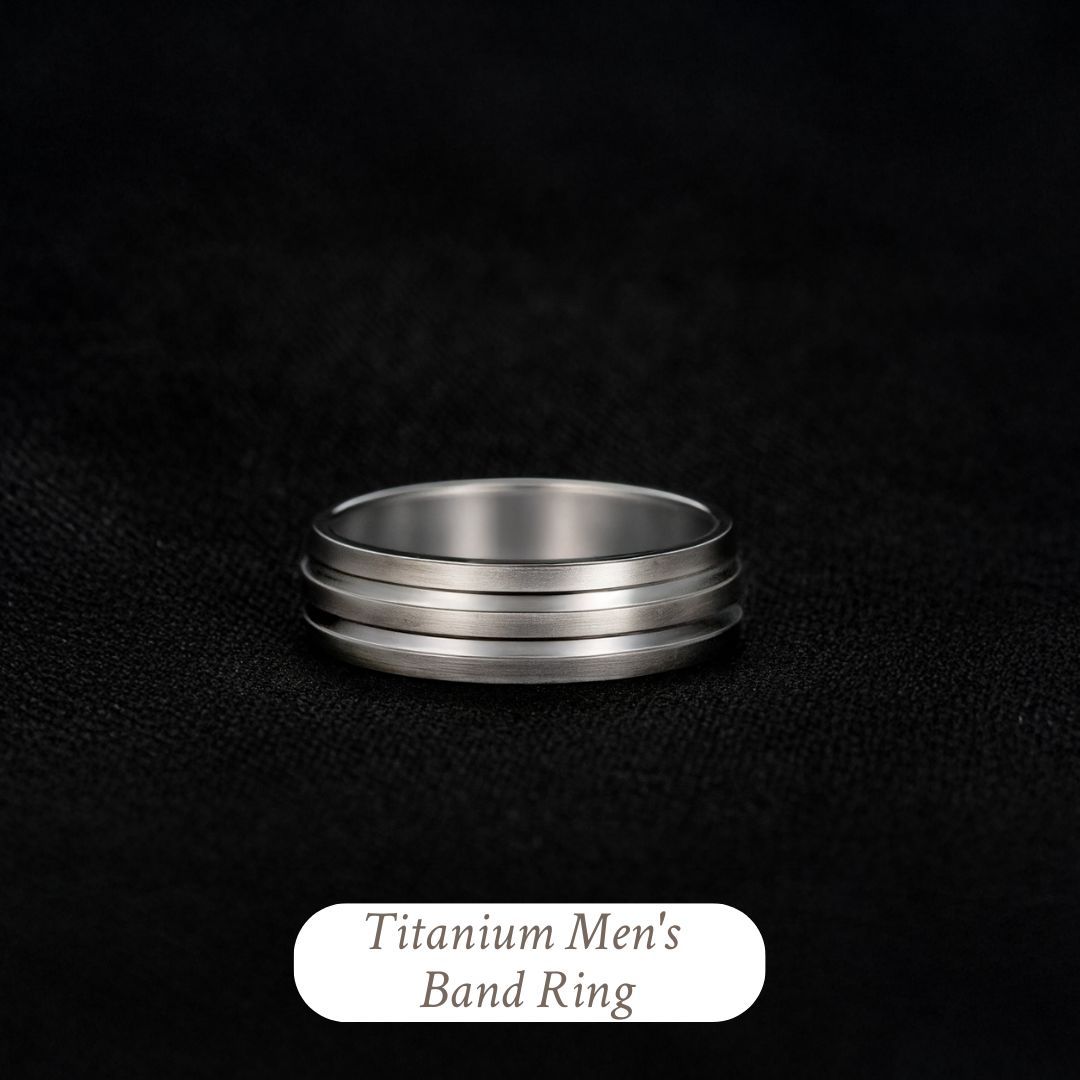 Mens Rings Titanium 