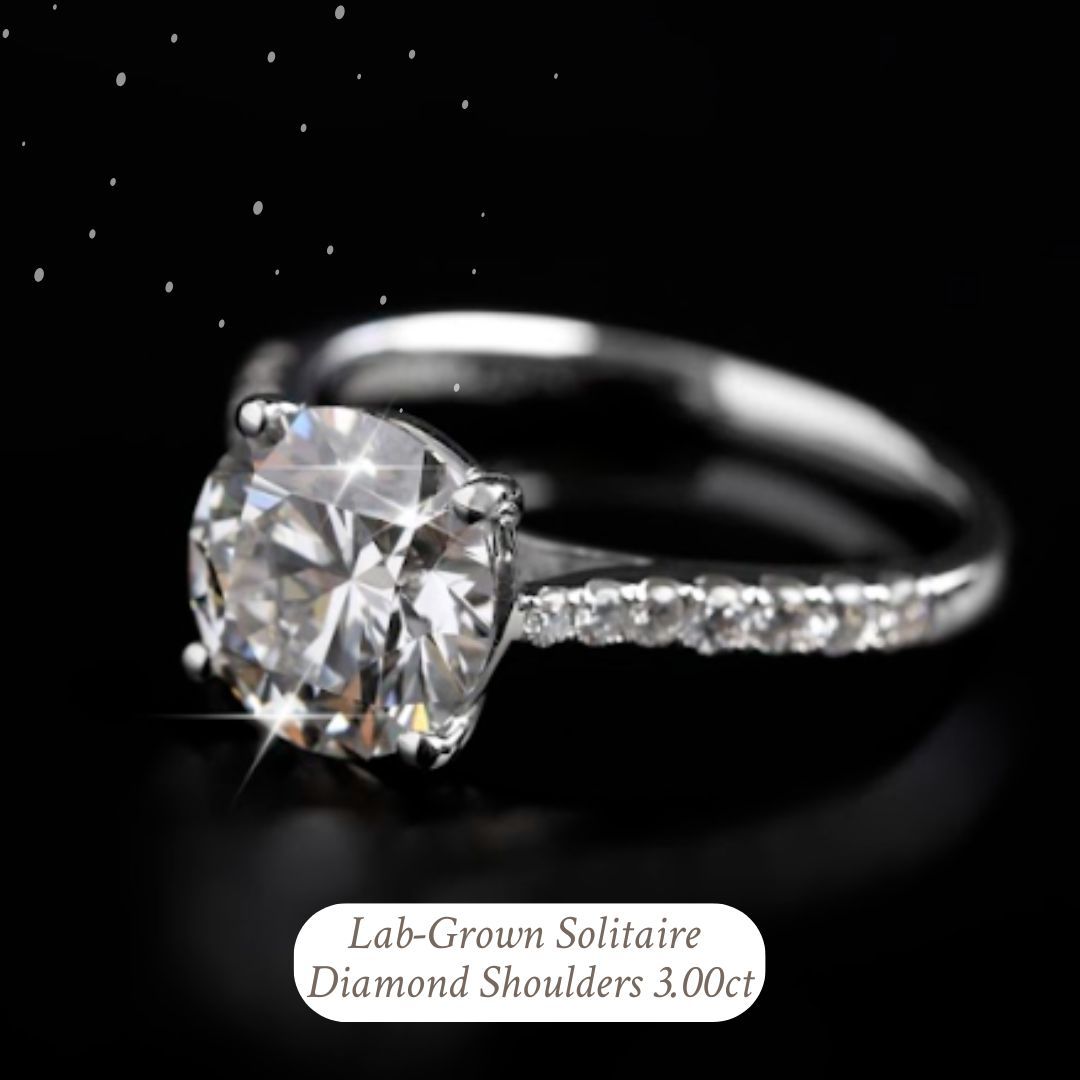 Solitaire Lab-Grown Diamond Ring Jewellery