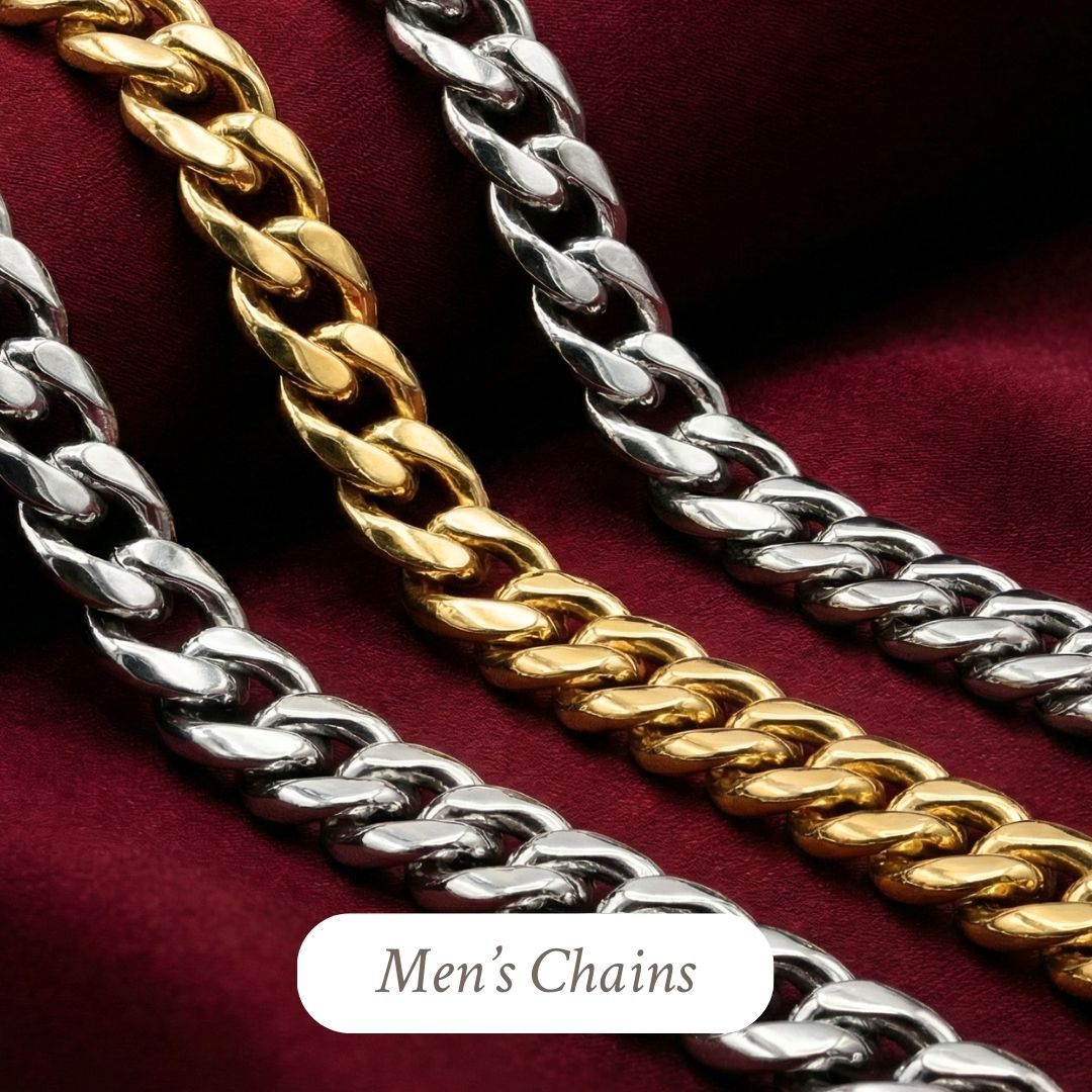 Mens Chains Jewellery Valentines Day