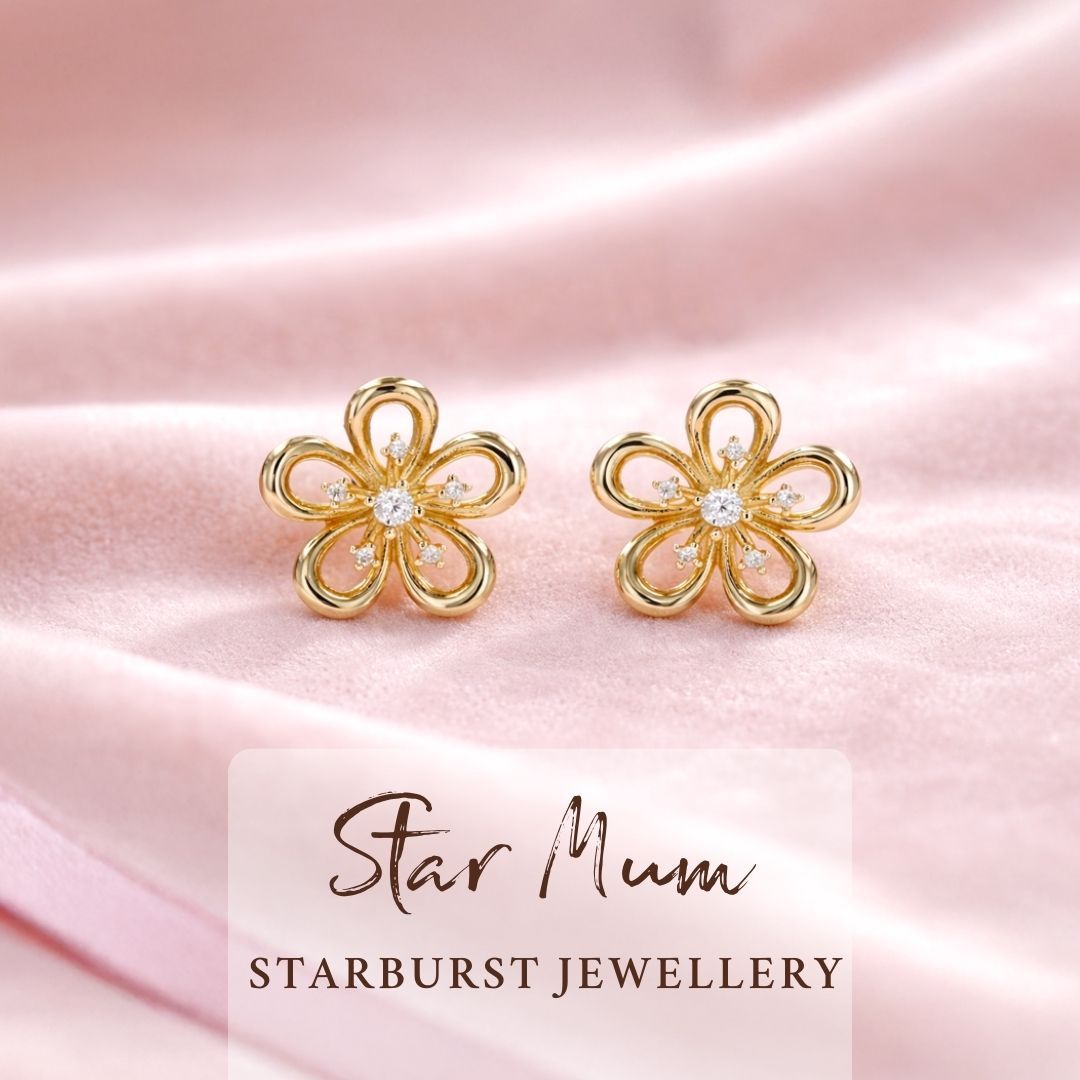 Starburst Earrings and Necklace Collection