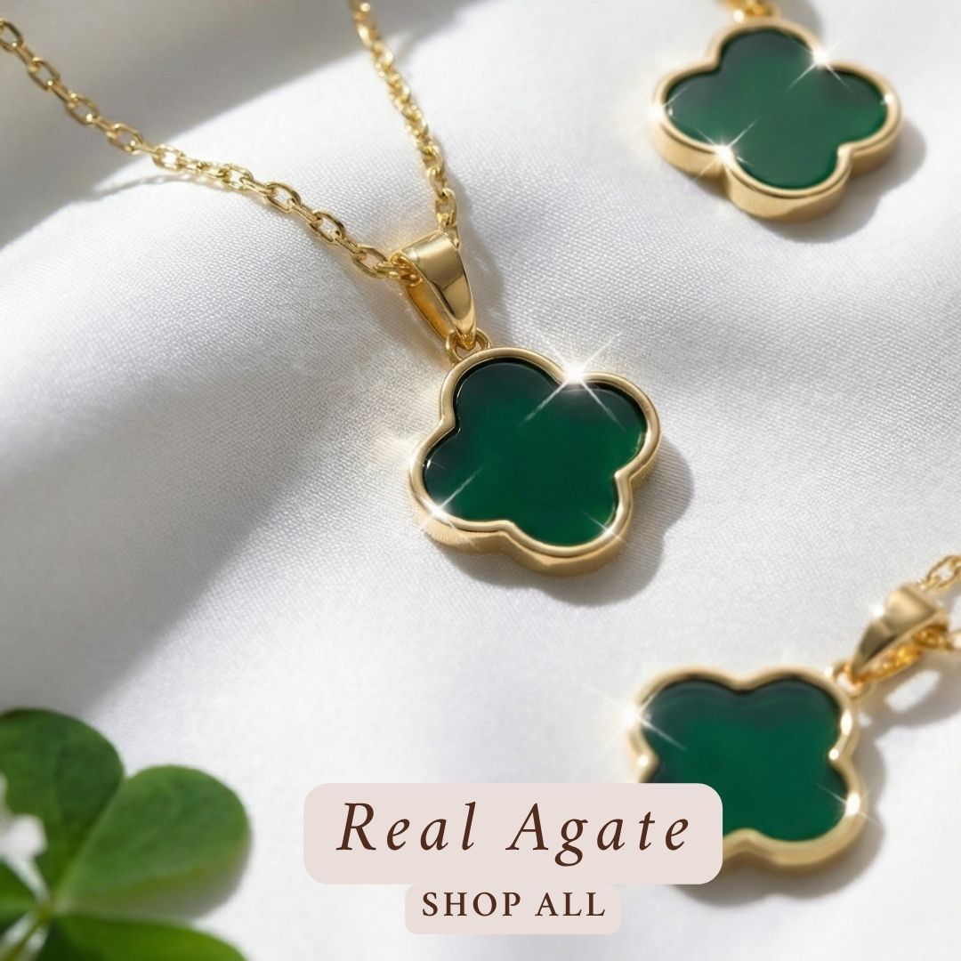 Green Agate Jewellery Necklace Bracelets