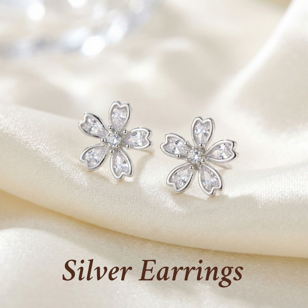 silver-earrings