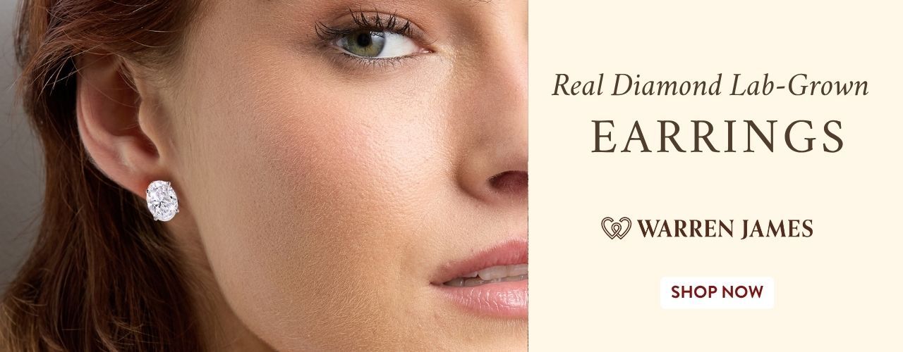 Lab-Grown Diamond Earrings April Birthstone