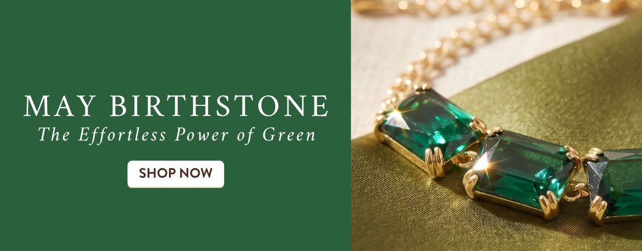 May Birthstone Colour Jewellery Gifts