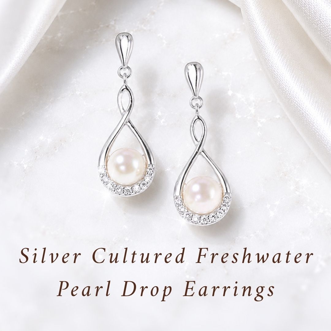 Pearl Earrings Jewellery June Birthstone