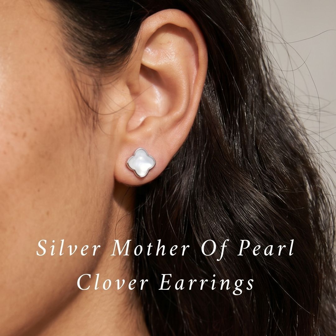 Clover Mother of Pearl Earrings