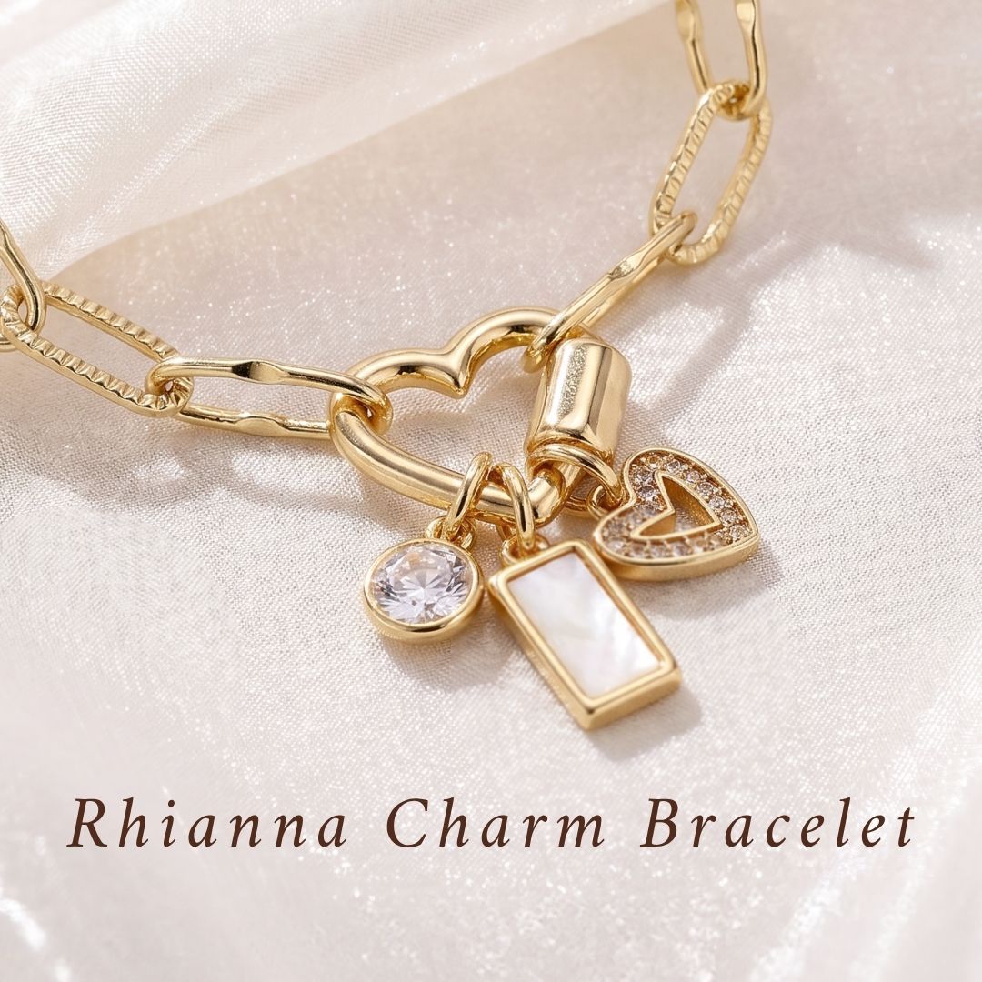 Charm Bracelet June Birthstone