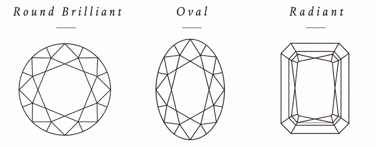 Diamond Shapes Rings