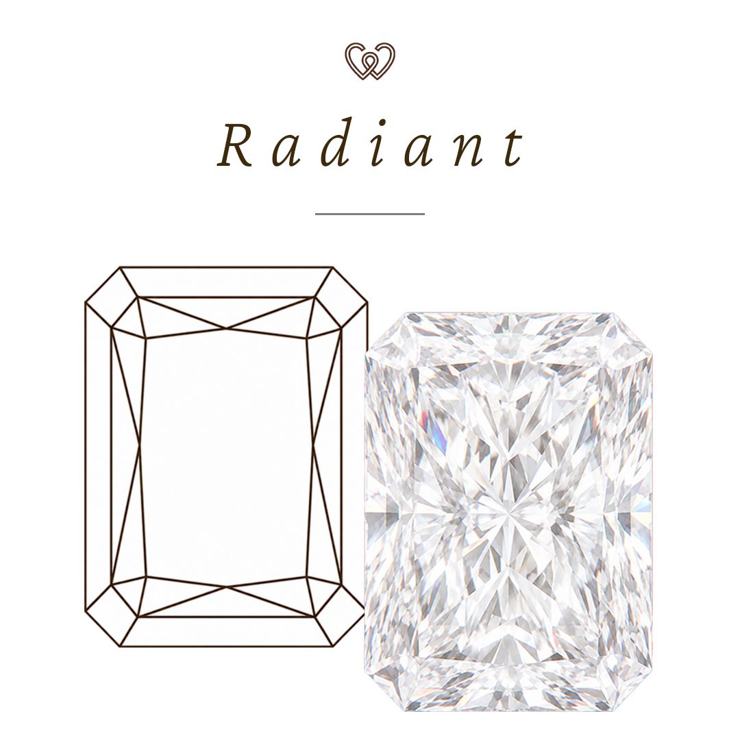Radiant Diamond Rings