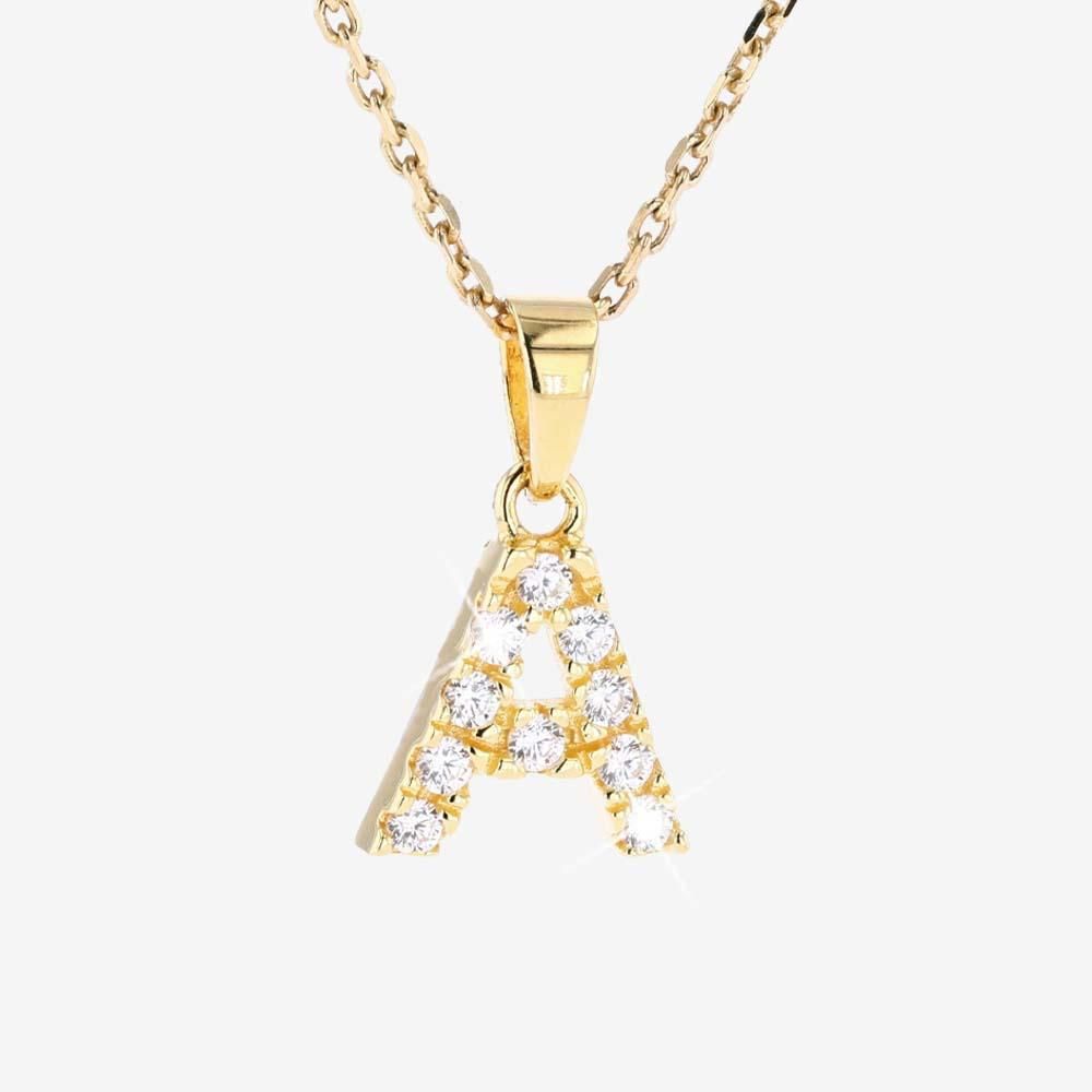 Gold Initial Necklaces For Her