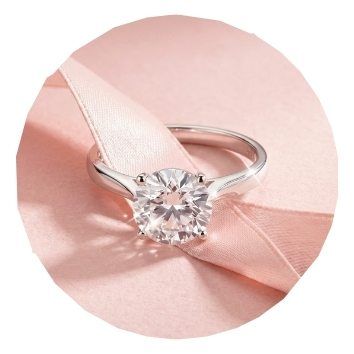 Lab Grown Diamond Rings - Platinum