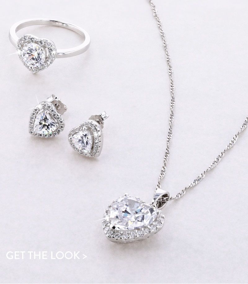 Silver Heart Necklace | Heart necklace, Silver heart necklace, Silver heart