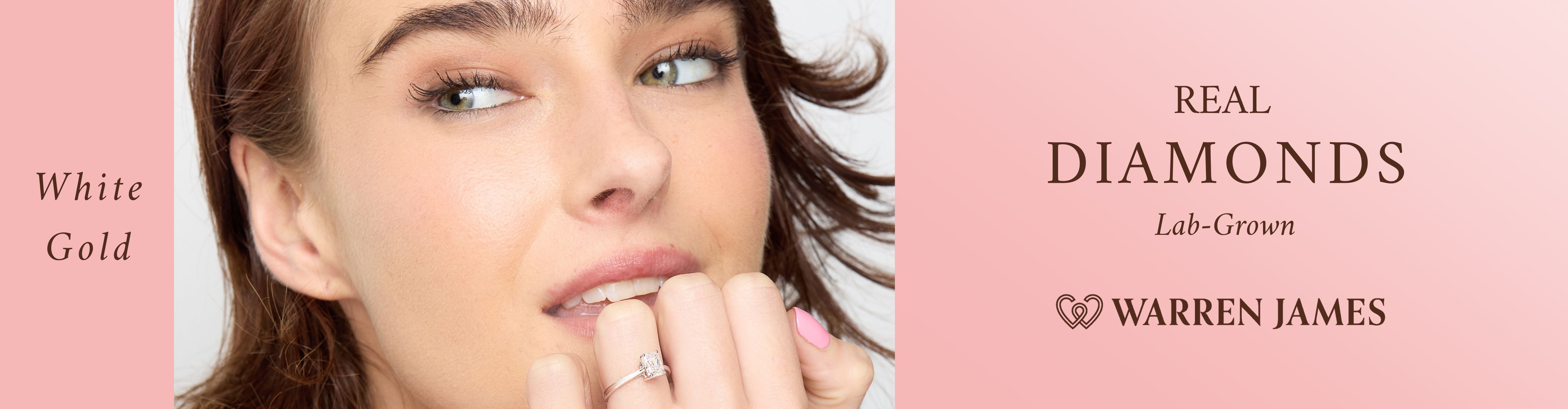 Real Diamond - Lab Grown Rings - White Gold