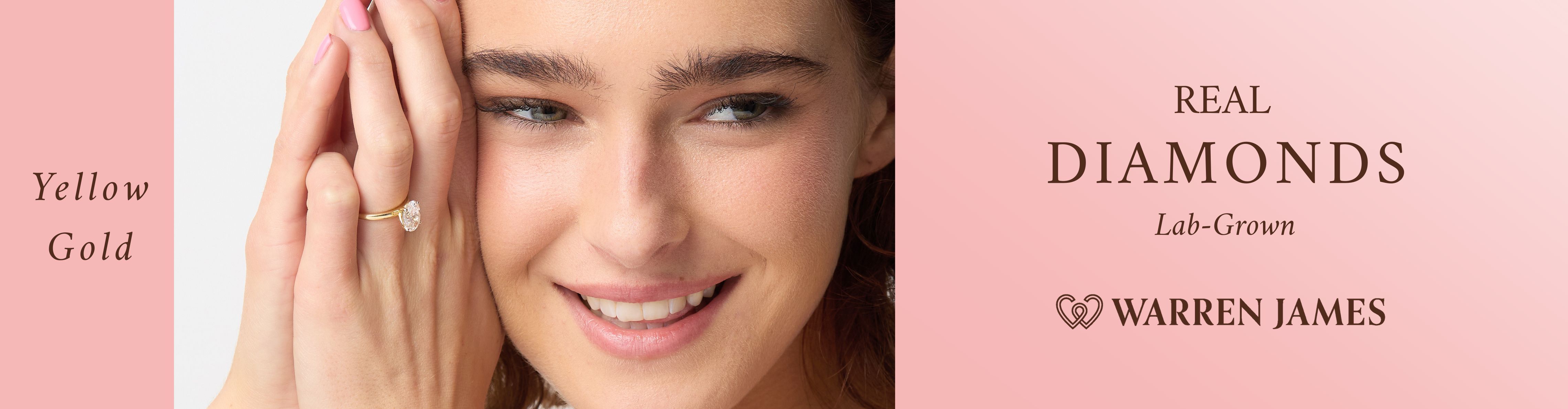 Real Diamond - Lab Grown Rings - Yellow Gold