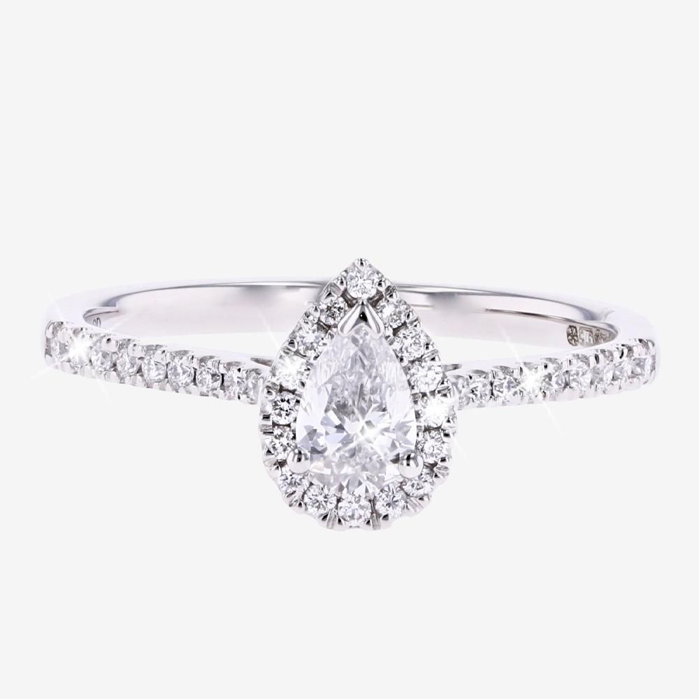 Pear Cut Engagement Rings