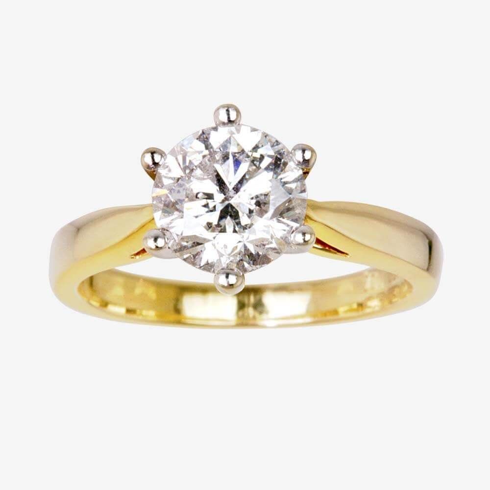 Brilliant Cut Engagment Rings