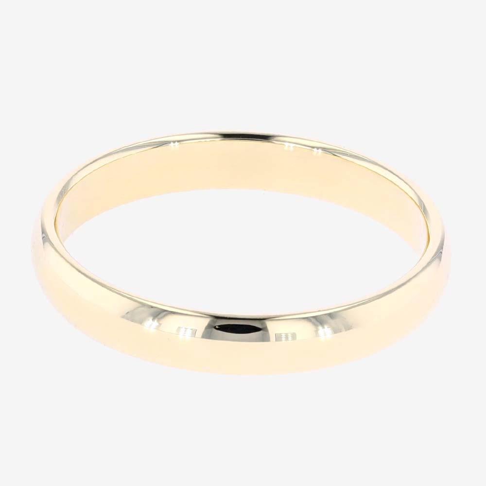 18ct Yellow Gold Ladies Band Heavyweight 3mm Warren James
