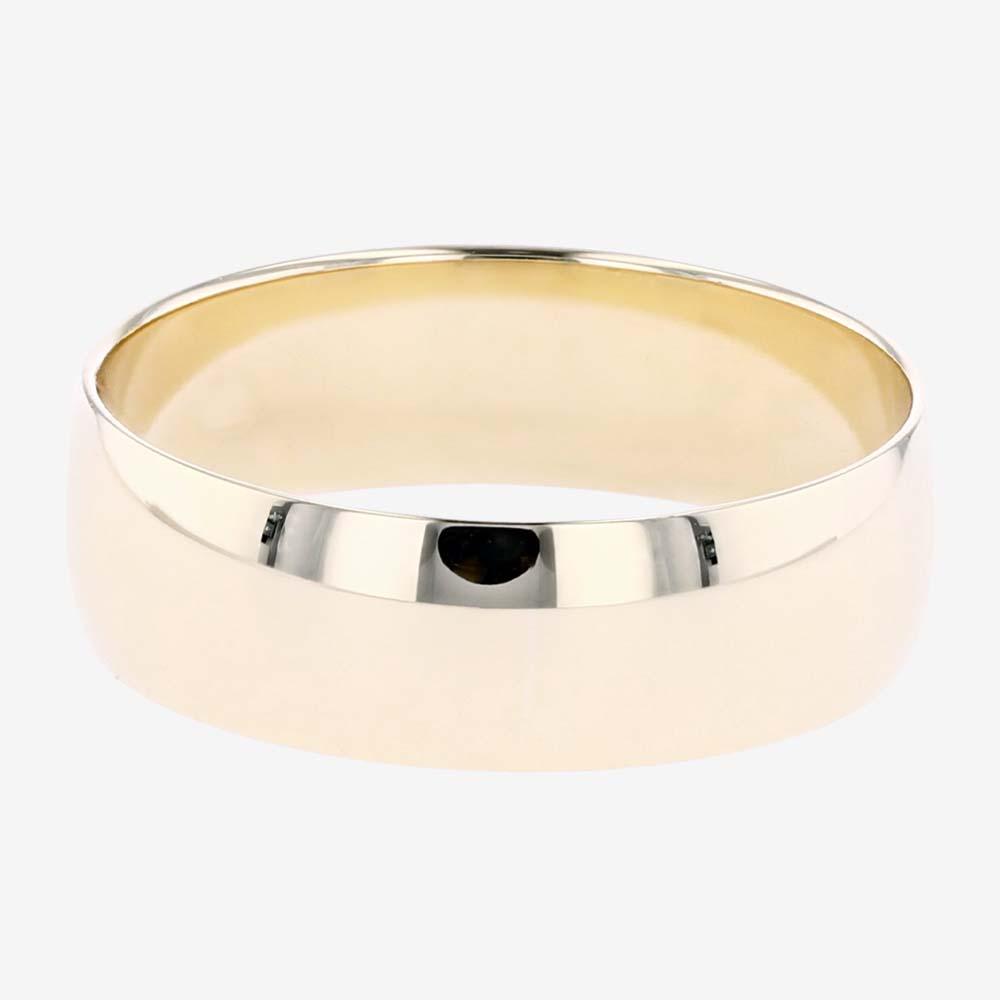 9ct Yellow Gold Ladies Band 6mm Extra Heavyweight Warren James