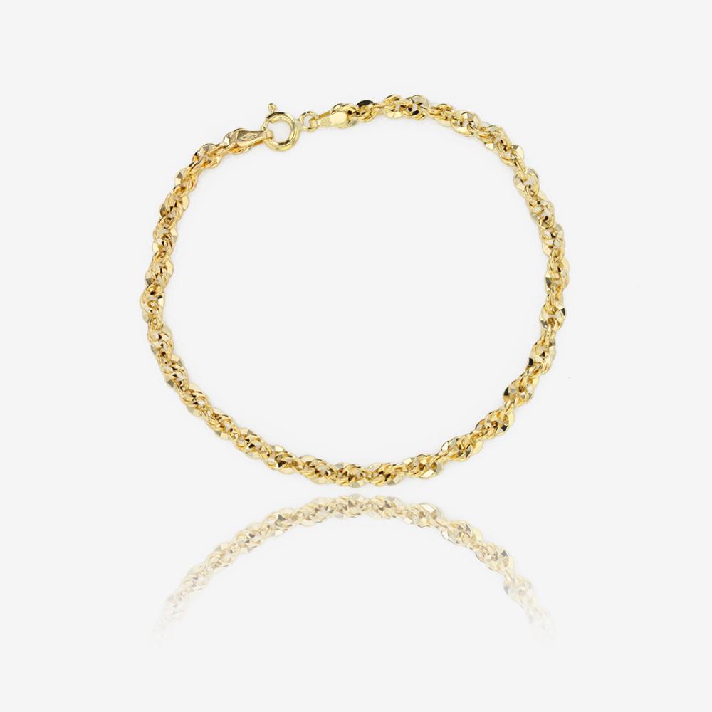 9ct Gold Aurora Chain Bracelet at Warren James
