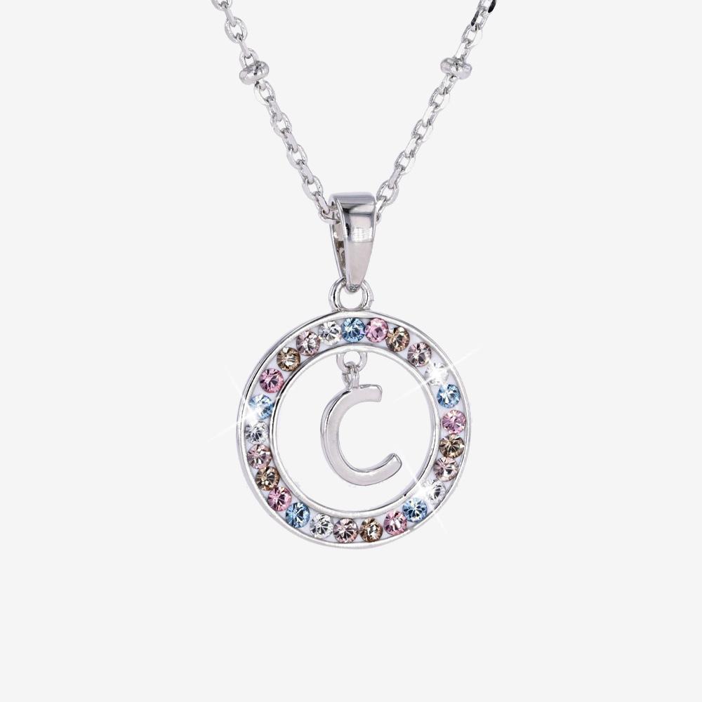 Letter C Pendant - Capital C Pendant - Personalized Necklace – Adina Stone  Jewelry