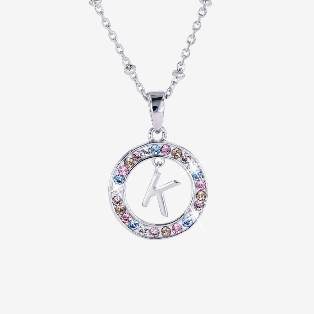 Probably The Best Crystals In The World Initial K Necklace WJ