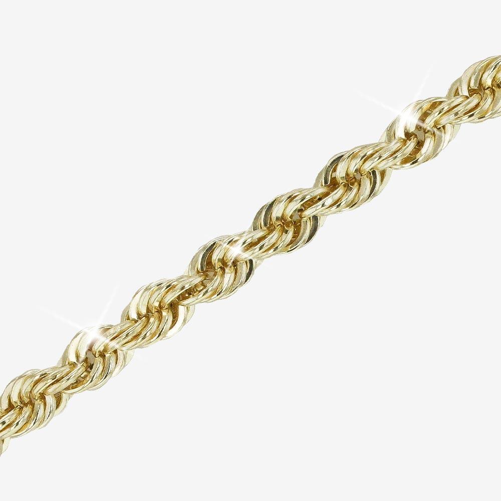 9ct Gold And Silver Bonded 30" Rope Chain Warren James