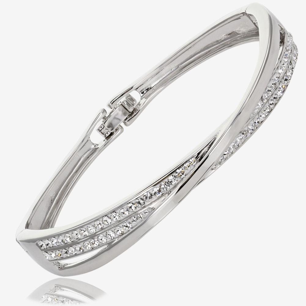 Warren james silver bangles Clearance
