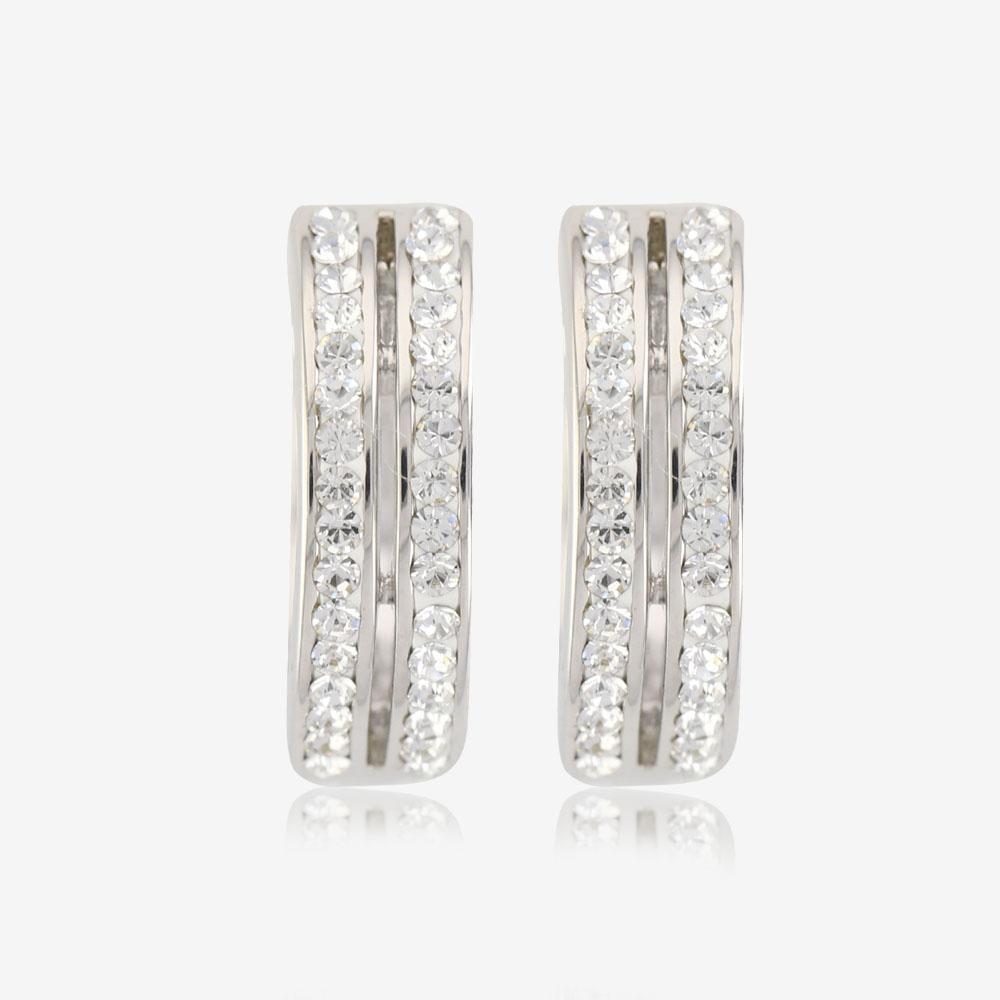 Swarovski® Crystals Huggie Earrings Warren James