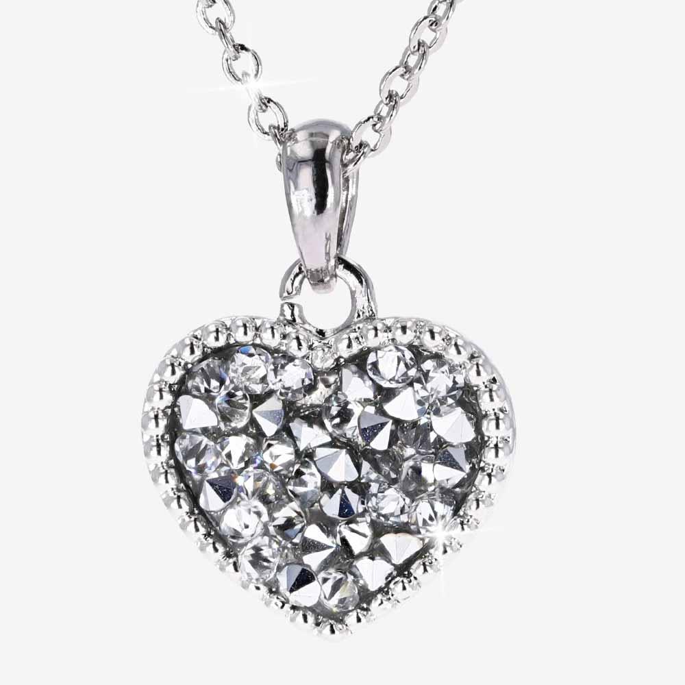 Swarovski Crystal Heart Necklace Warren James
