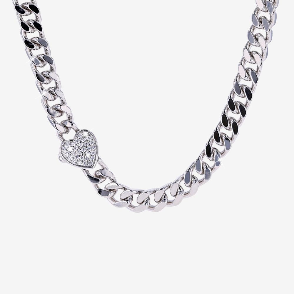 Ladies Signature Chain Necklace Warren James - Main Image