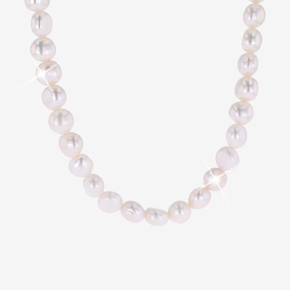 Real Cultured Freshwater Pearl Necklace 7-8mm