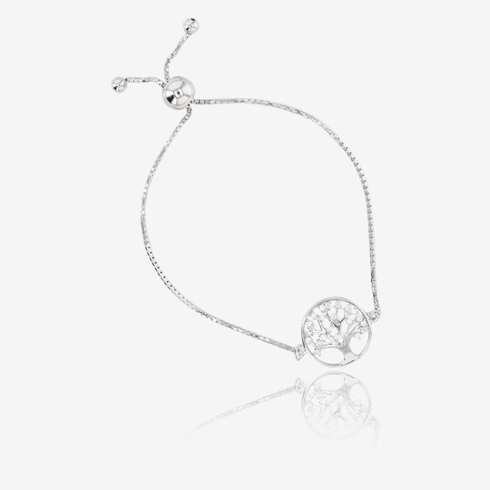 Sterling Silver Lifes Tree Friendship Bracelet at Warren James