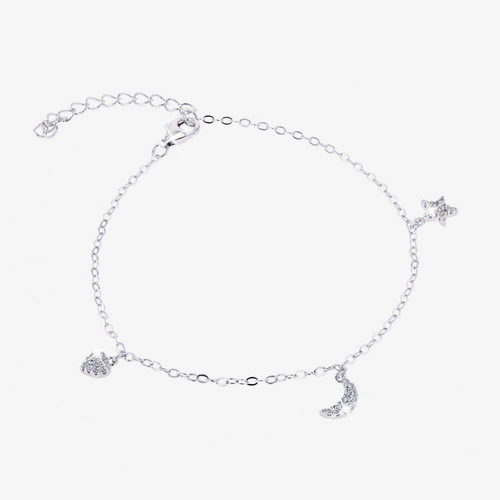 Sterling Silver Figure 8 Link Charm Bracelet – Crawford Jewelers